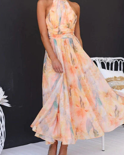 Chloé | Robe Maxi Imprimée Élégante