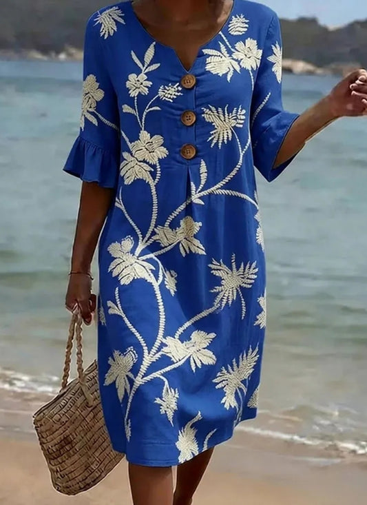 Sophie | Robe Décontractée à Imprimé Floral Tendance