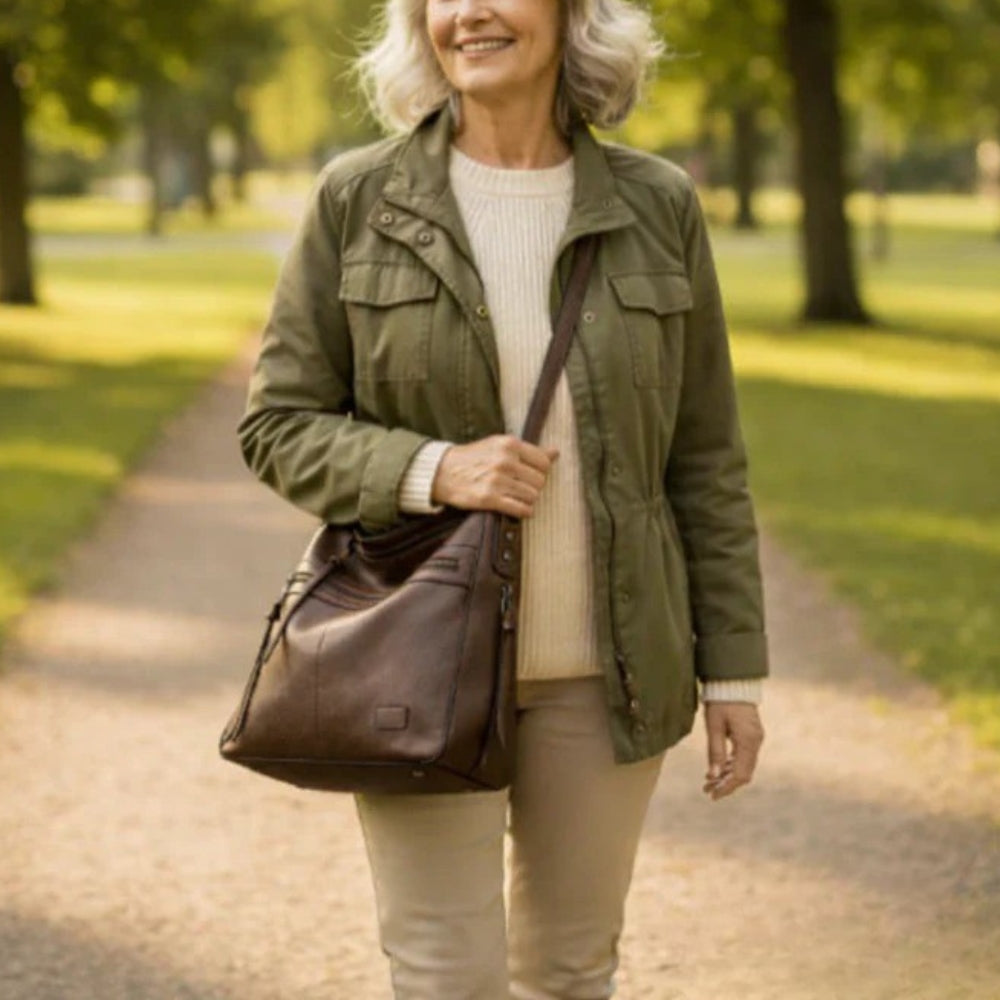 Solène™ | Sac en Cuir Drapé