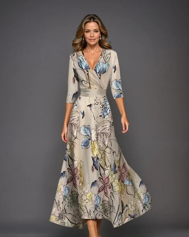 Clara | Robe Chic à Motif Floral