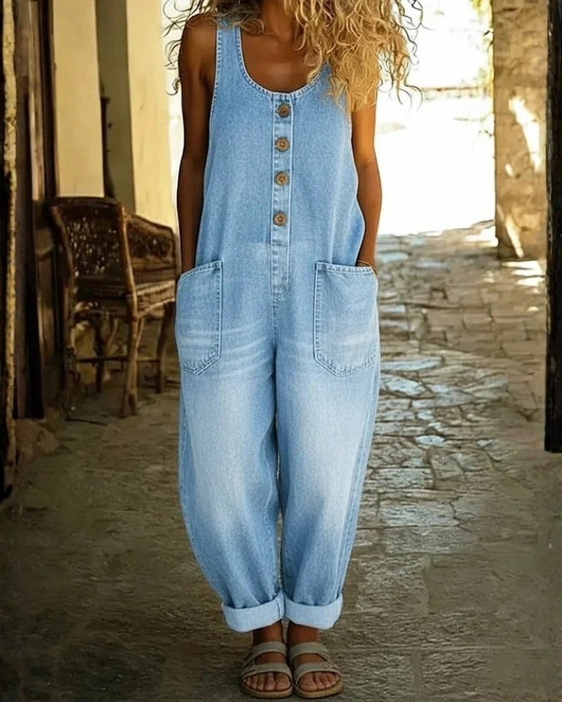 Loryxa™ | Denim Combinaison Charme Simple Authentique