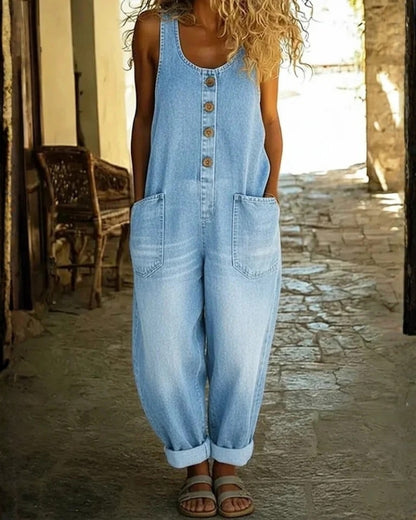 Loryxa™ | Denim Combinaison Charme Simple Authentique