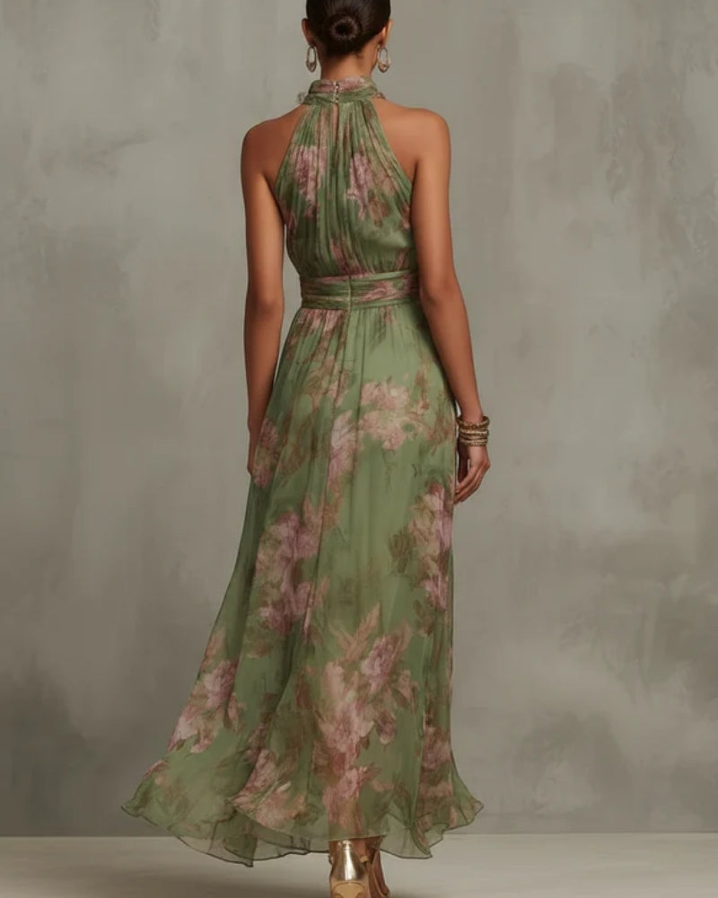 Sophie | Robe d’Été Élégante à Motif Floral