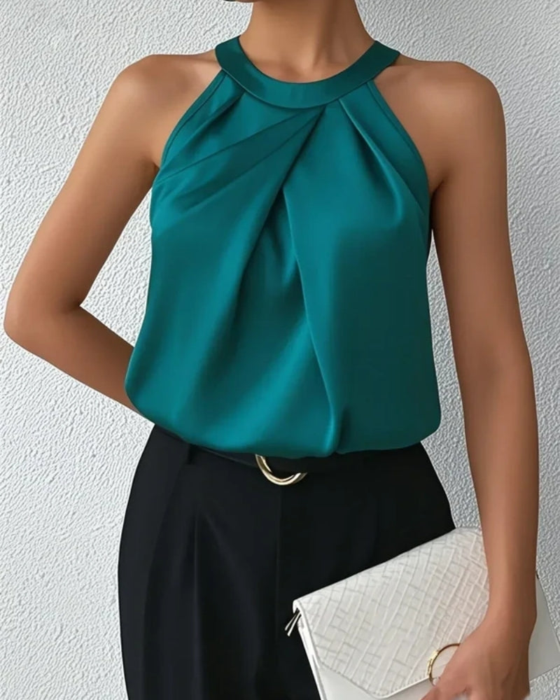 Anaïs | Blouse d’Été Élégante Sans Manches