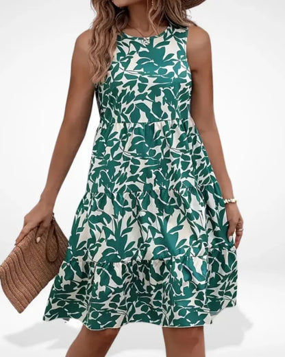 Anaïs | Robe d’Été Fluide à Motif