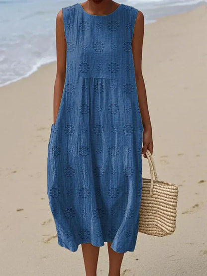 Clémérine™ | Robe Midi Poches