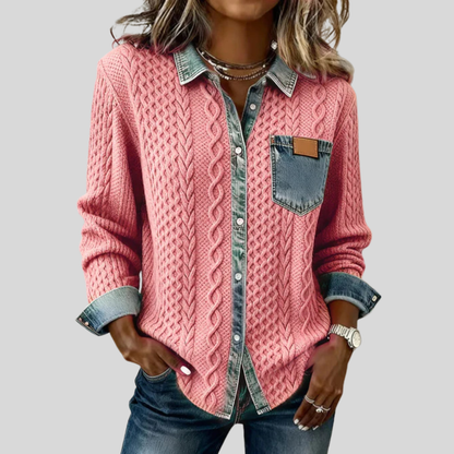Maïwenn™ | Cardigan Maille Texturée