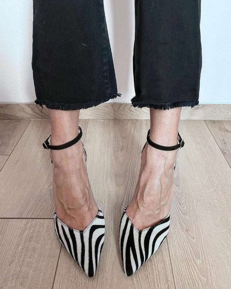 Solenne™ | Talons Zébrés Bride