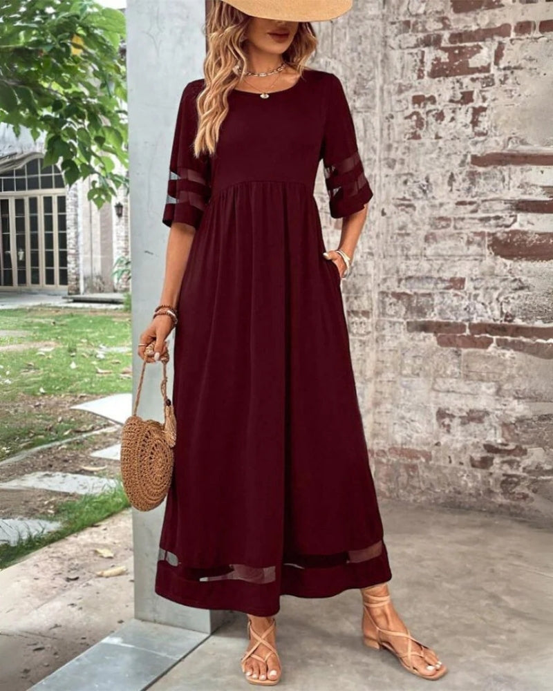 Nora | Robe Midi Élégante