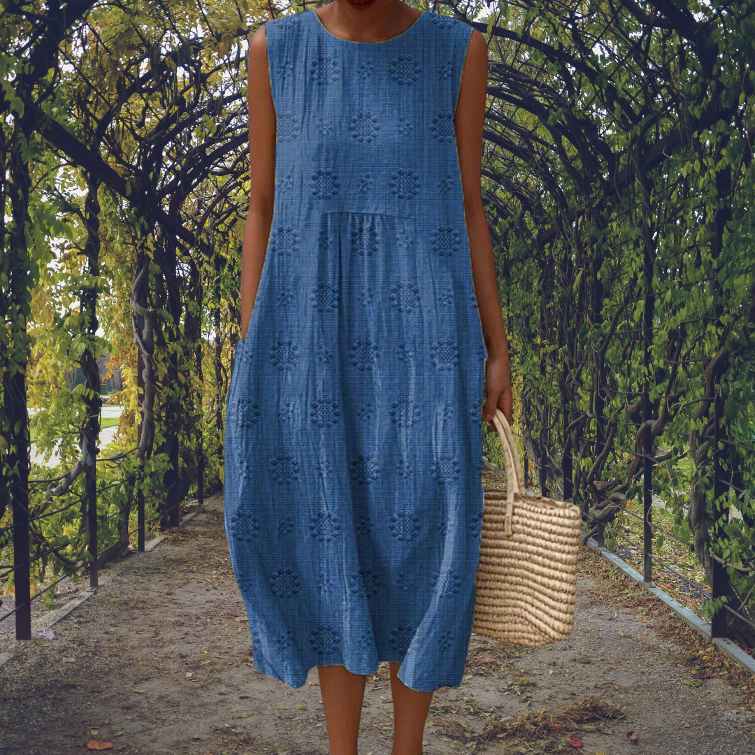 Nora | Robe Sans Manches Élégante avec Poches