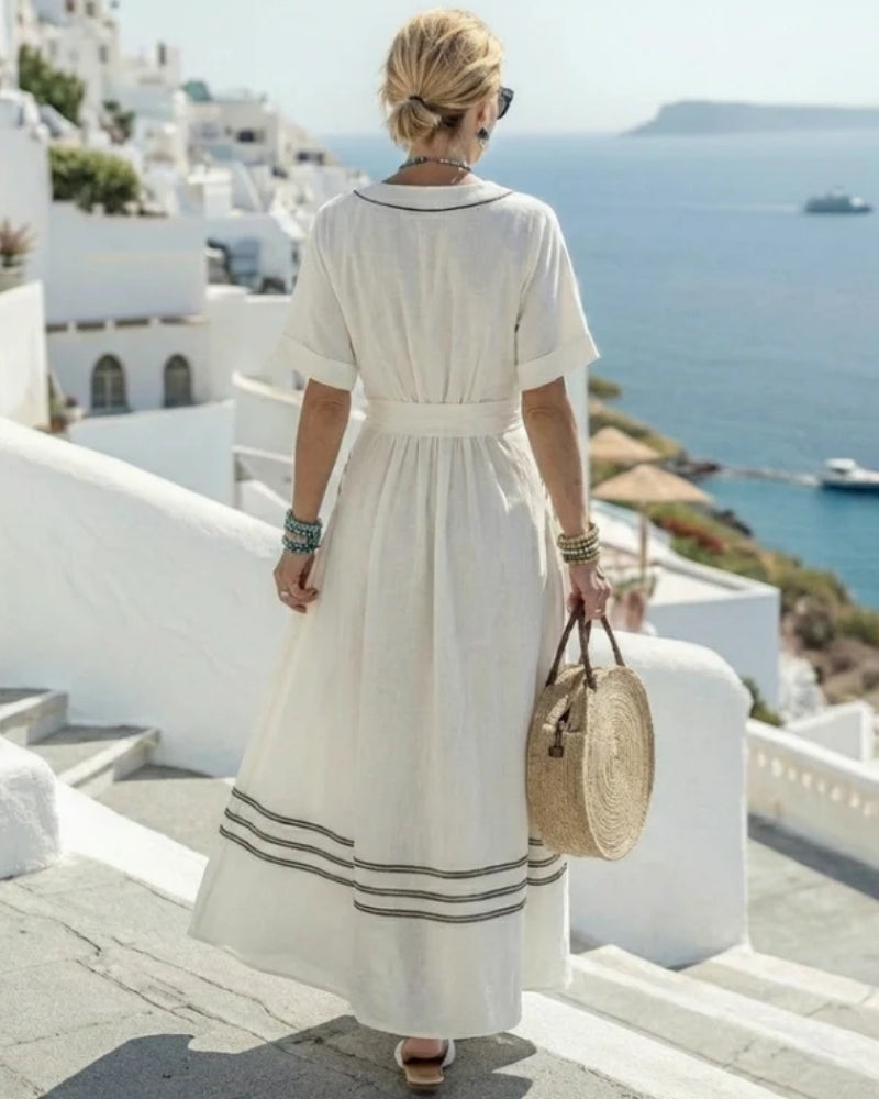 Almira™ | Robe Santorini Image Chic Instantanée