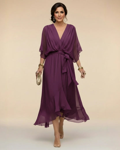 Camille | Robe Élégante à Décolleté en V