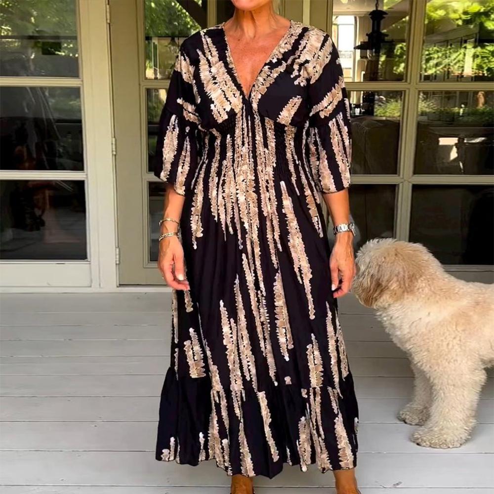 Maëlle™ | Robe Motif Vertical