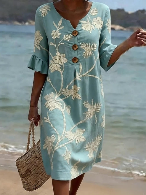 Camille | Robe Décontractée Fleurie