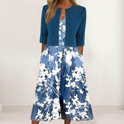 Celivara™ | Robe Midi Florale