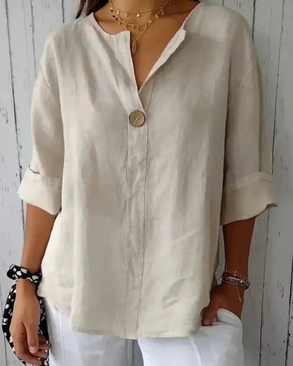Amélie | Blouse Décontractée à Col en V