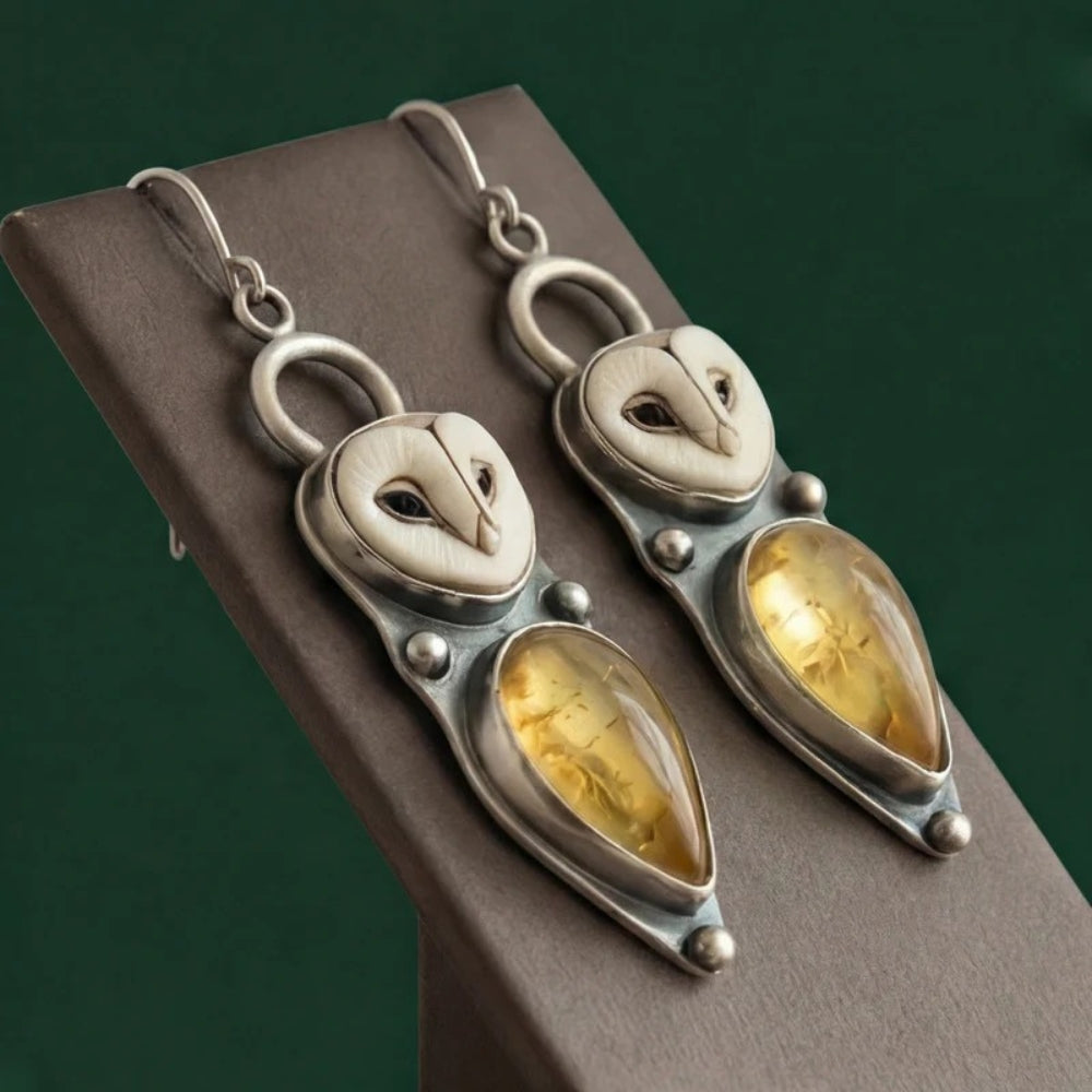 Aurore™ | Boucles Chouette Goutte