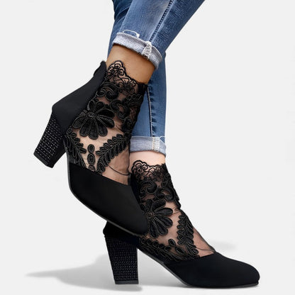 Chloé™ | Bottines Printanières Ajourées