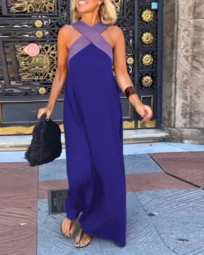 Sarah | Robe Élégante à Coupe Croisée