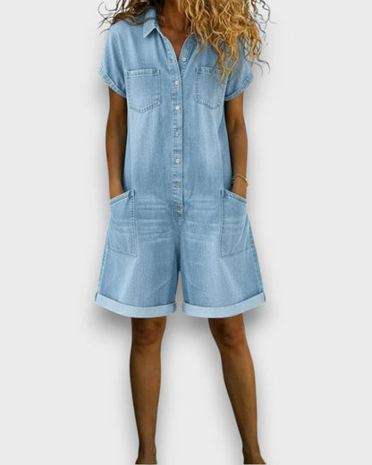 Rovixa™ | Denim Combinaison Esprit Léger Joyeux