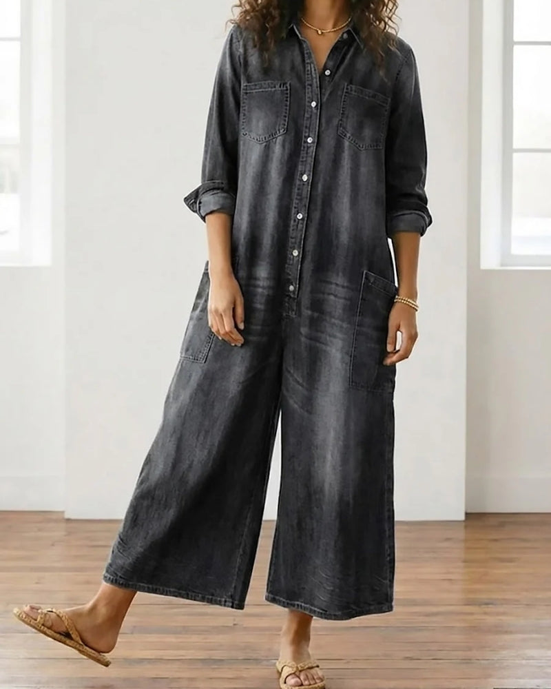 Orlithia™ | Denim Combinaison Allure Souple Dominante