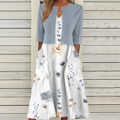 Celivara™ | Robe Midi Florale