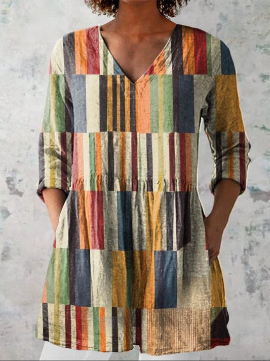 Chloé | Blouse Longue à Col en V