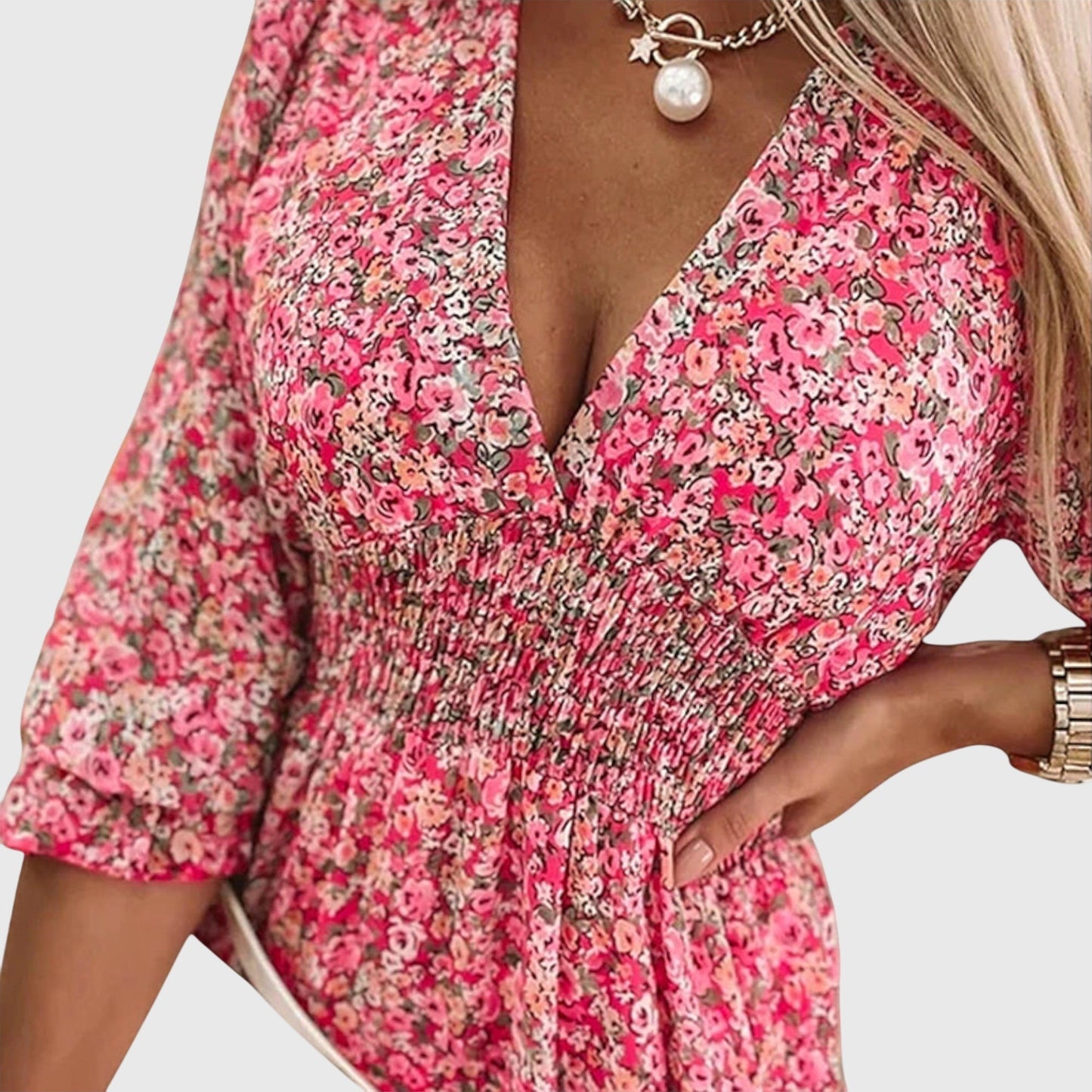 Lunéa™ | Robe Volantée Élégante