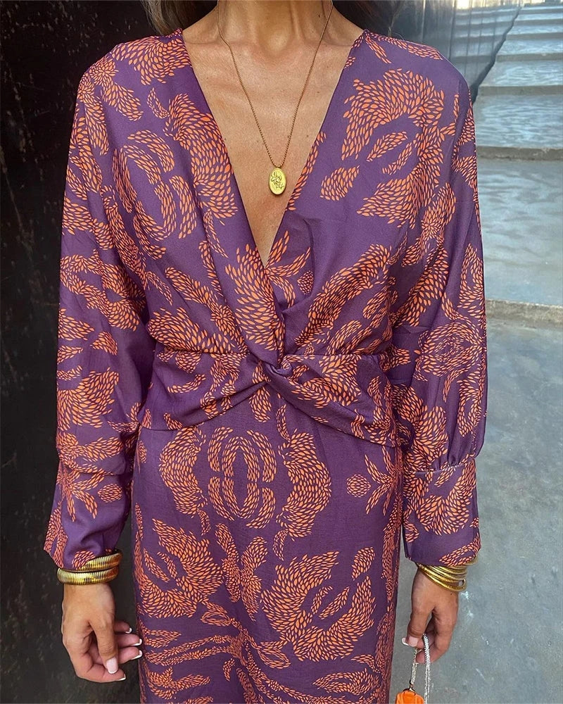 Camille | Robe Élégante Midi Femme