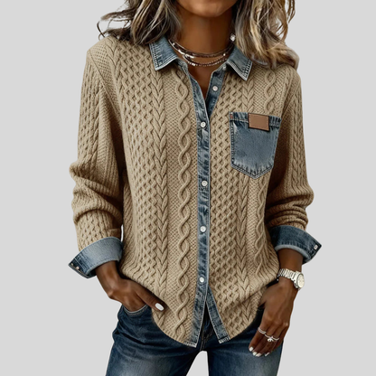 Maïwenn™ | Cardigan Maille Texturée