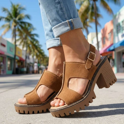 Clara | Talons à Brides Élégantes