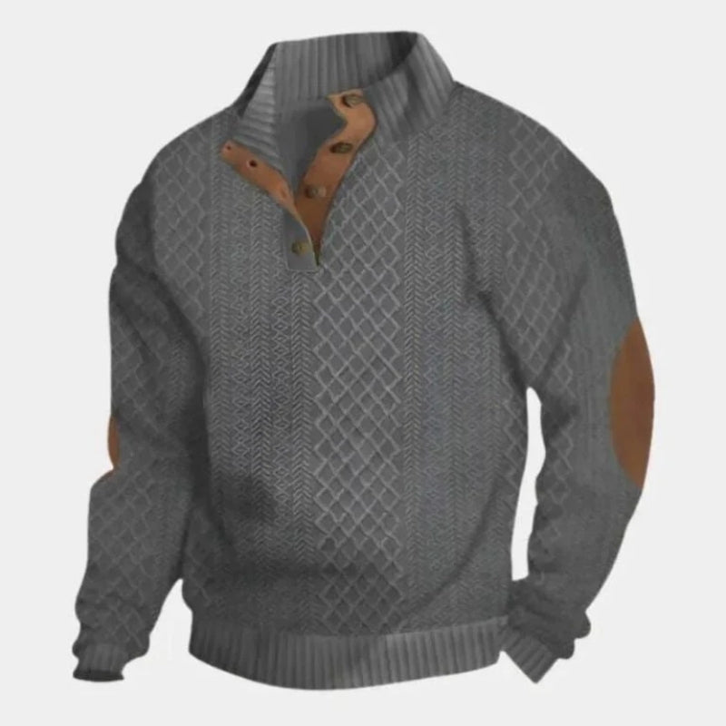 Hugo | Pull Classique à Col Montant