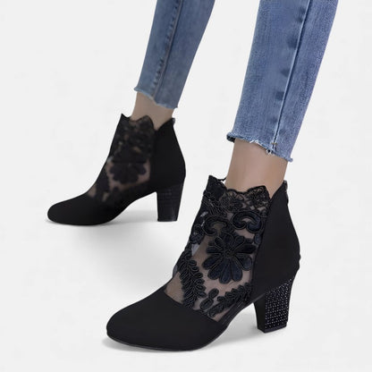 Chloé™ | Bottines Printanières Ajourées