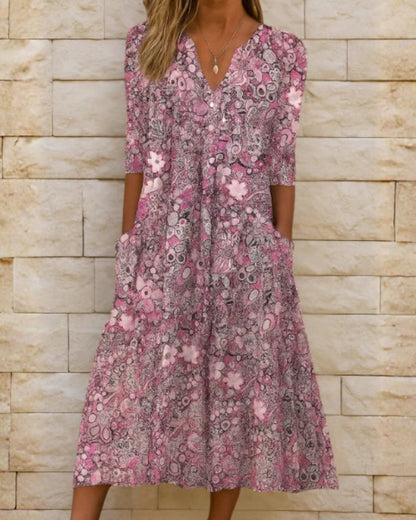 Olivia | Robe Élégante à Décolleté en V