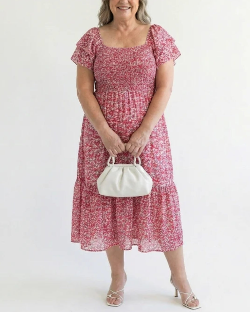 Émilie™ | Robe Été Épaules Dégagées Confort