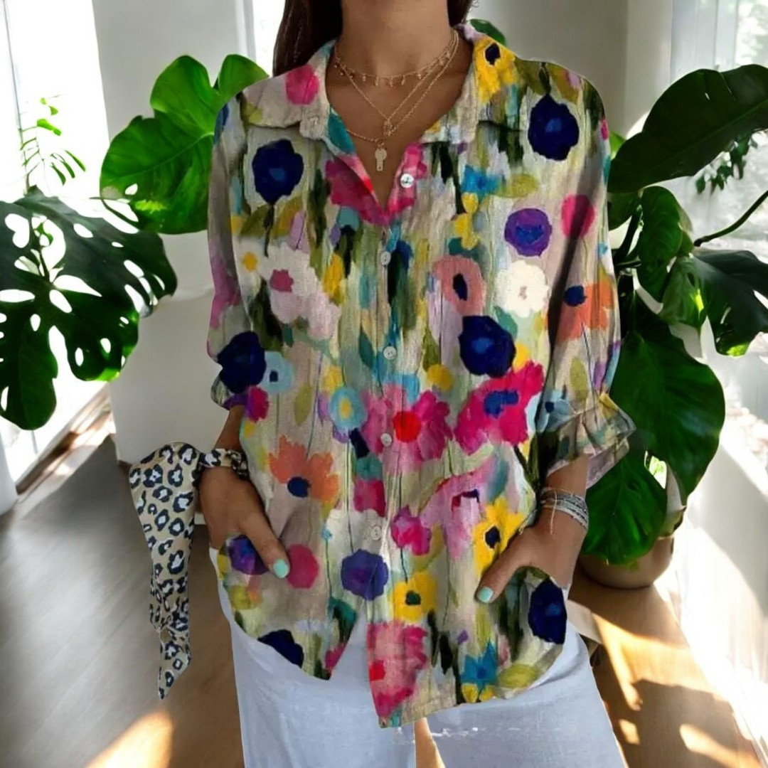Pauline | Chemise Élégante à Boutons