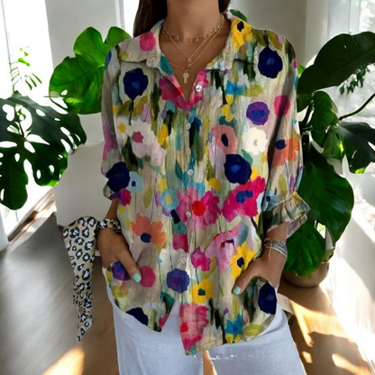 Pauline | Chemise Élégante à Boutons