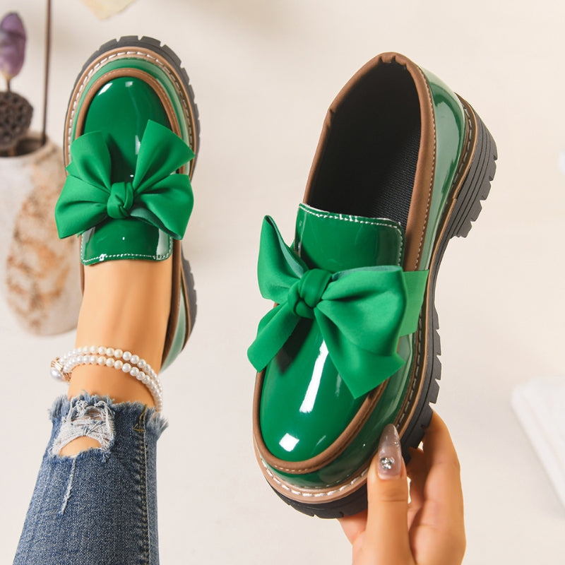 Audrey | Mocassins Élégants à Nœud