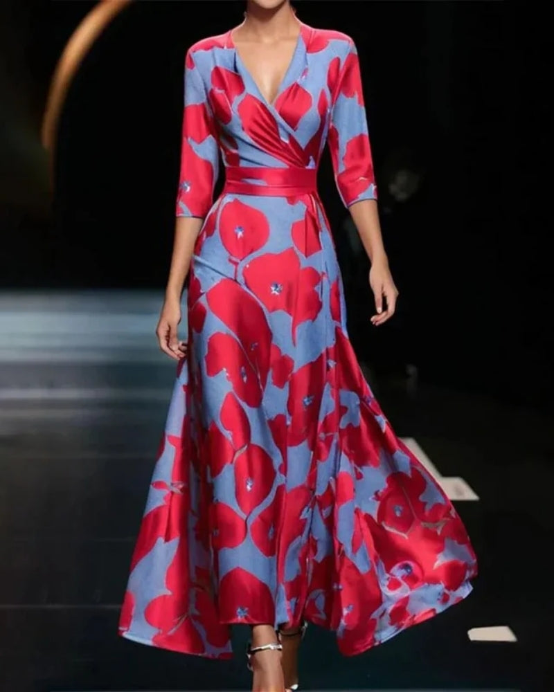 Clara | Robe Chic à Motif Floral