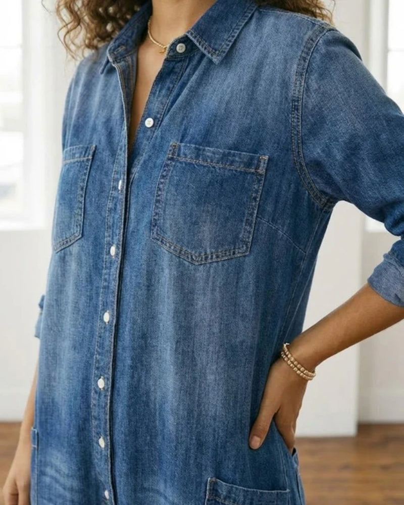 Orlithia™ | Denim Combinaison Allure Souple Dominante