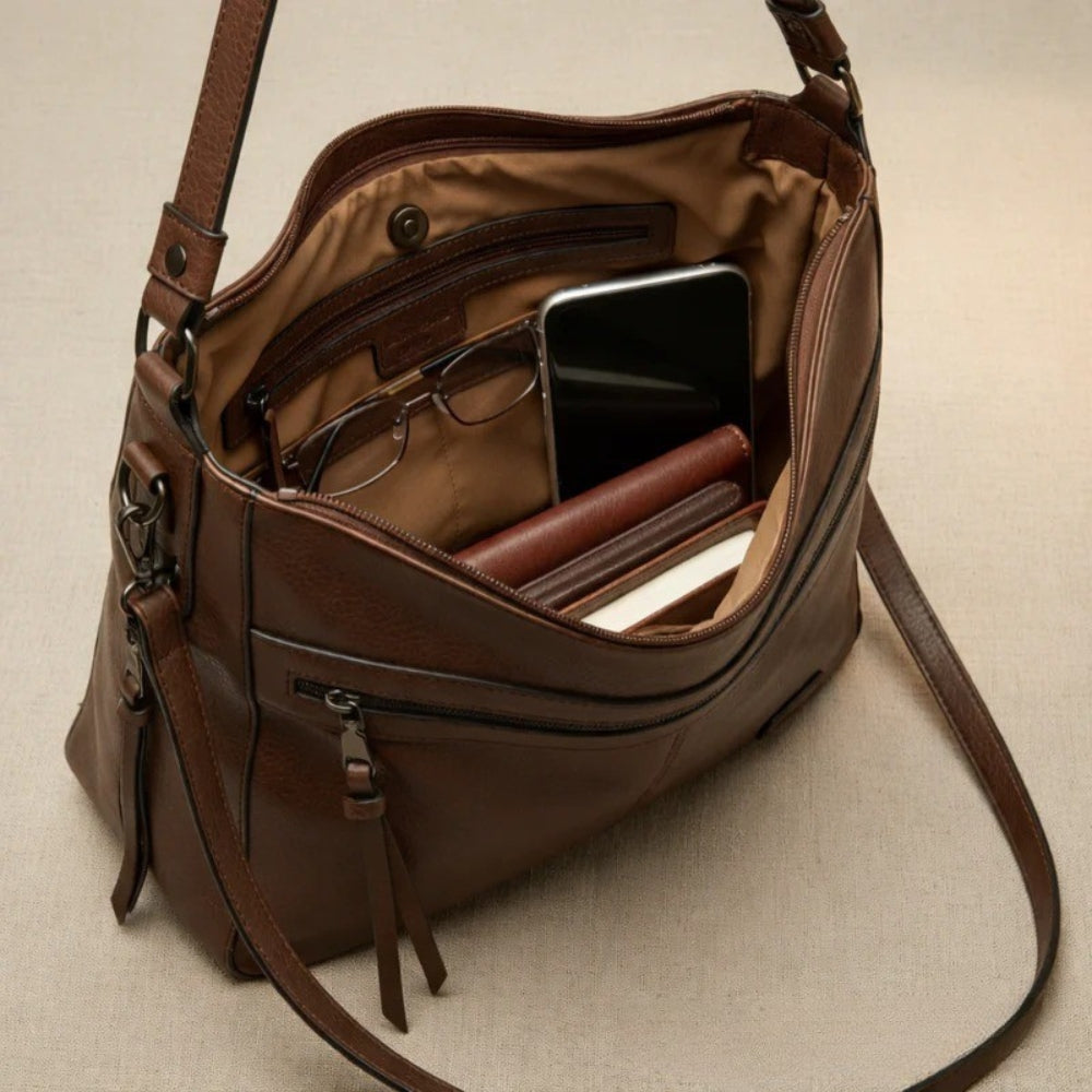 Solène™ | Sac en Cuir Drapé