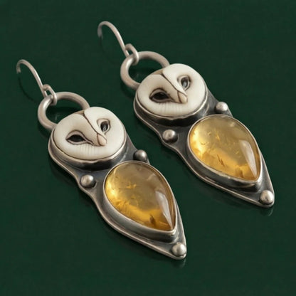 Aurore™ | Boucles Chouette Goutte
