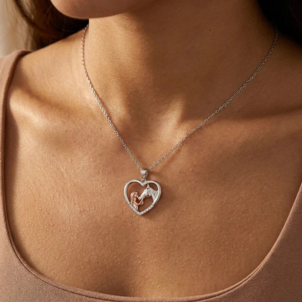 Maëlle™ | Collier Cœur Cheval