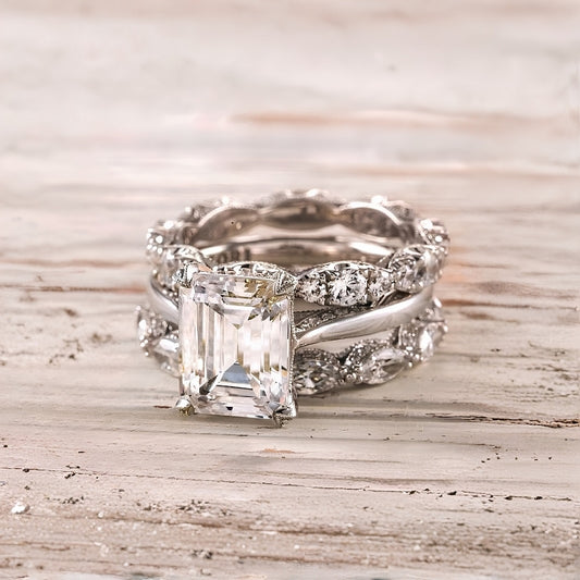Hélène | Bague Vintage à Superposition Élégante