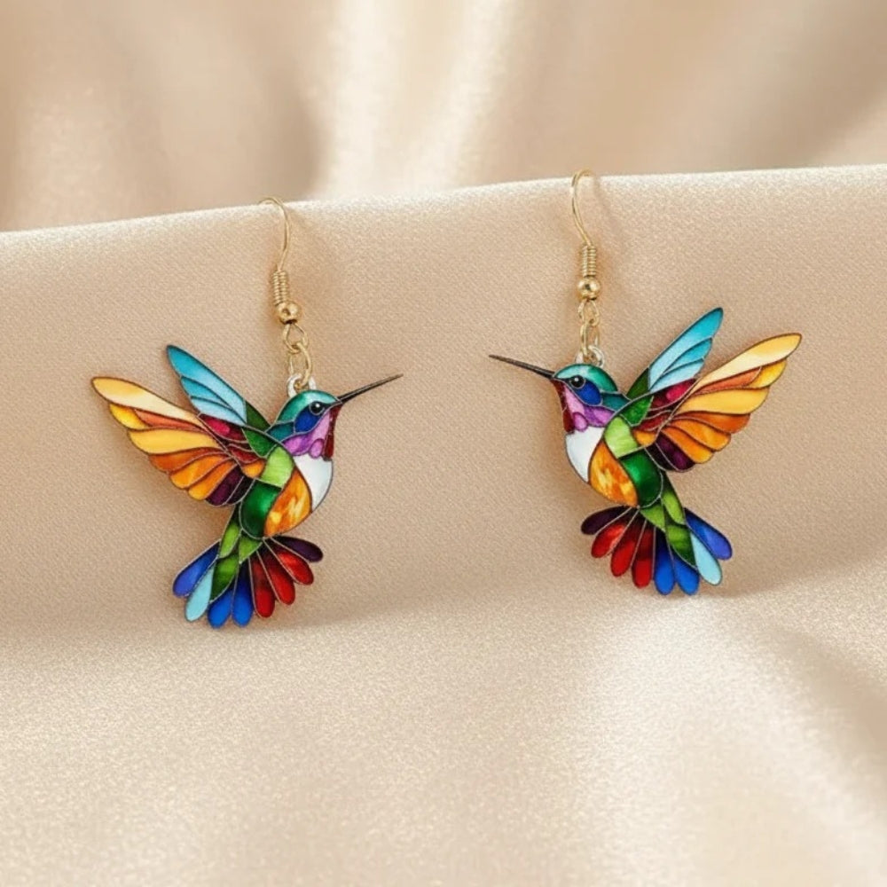 Louna™ | Boucles Colibri Coloré
