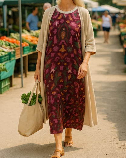 Élise | Robe Fluide Élégante et Confortable