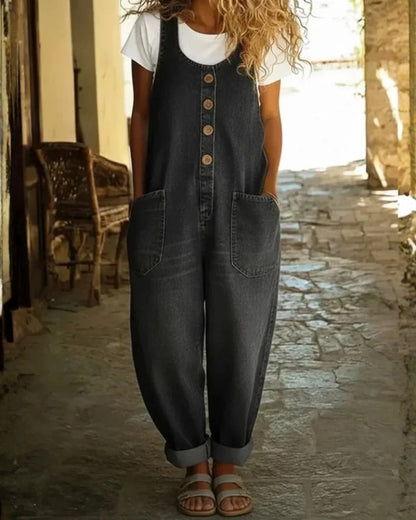 Loryxa™ | Denim Combinaison Charme Simple Authentique
