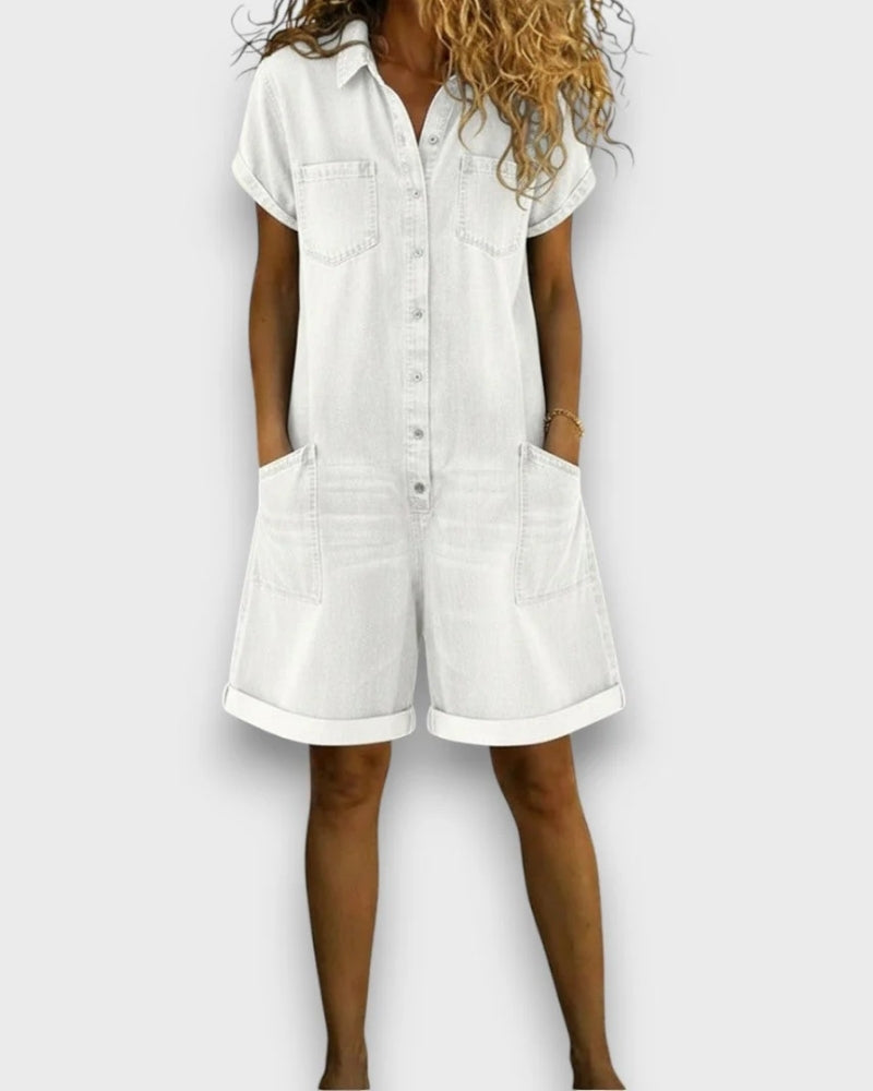 Rovixa™ | Denim Combinaison Esprit Léger Joyeux