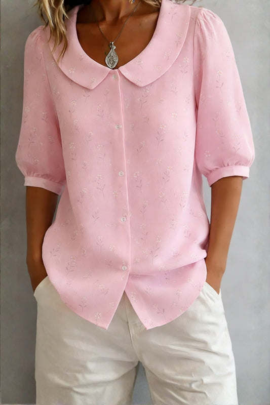 Inès | Blouse Florale Élégante