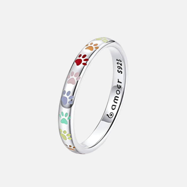 Éléa™ | Bague Empreintes Colorées